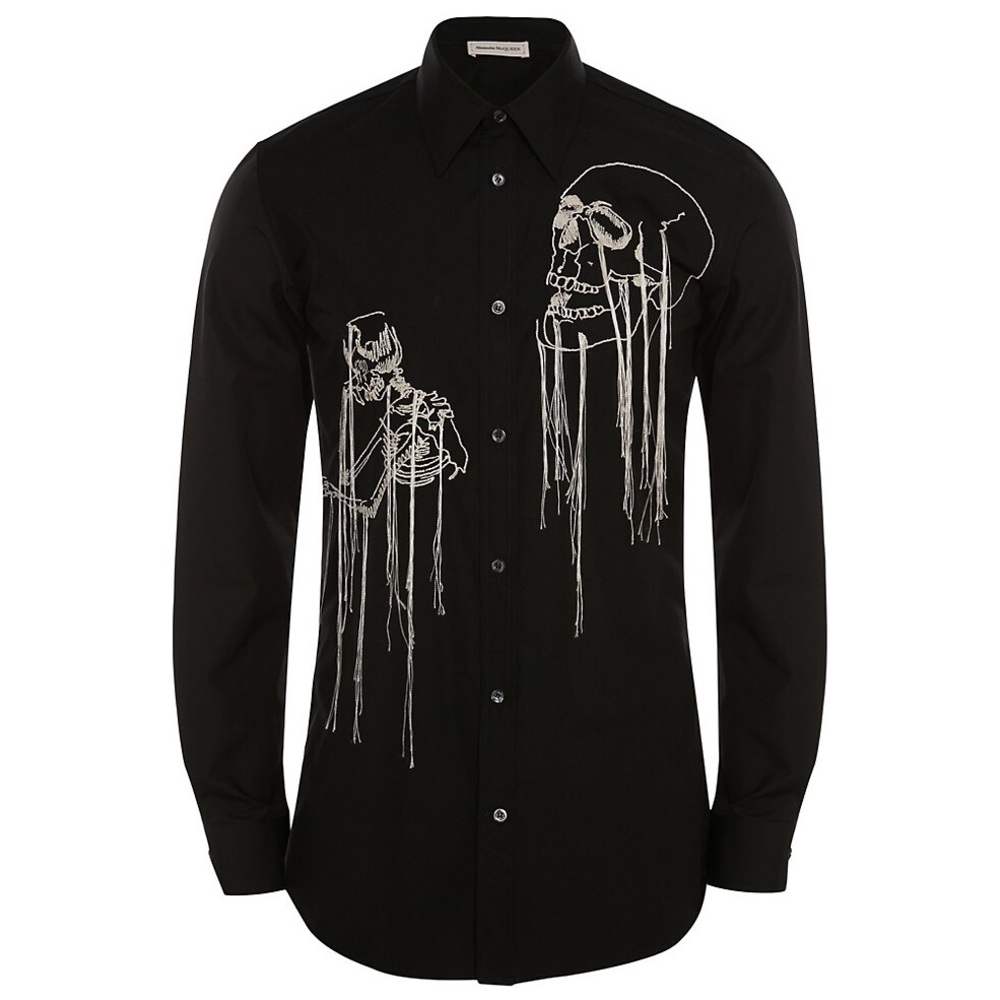 Alexander McQueen
Embroidered Skull Button-Down Shirt